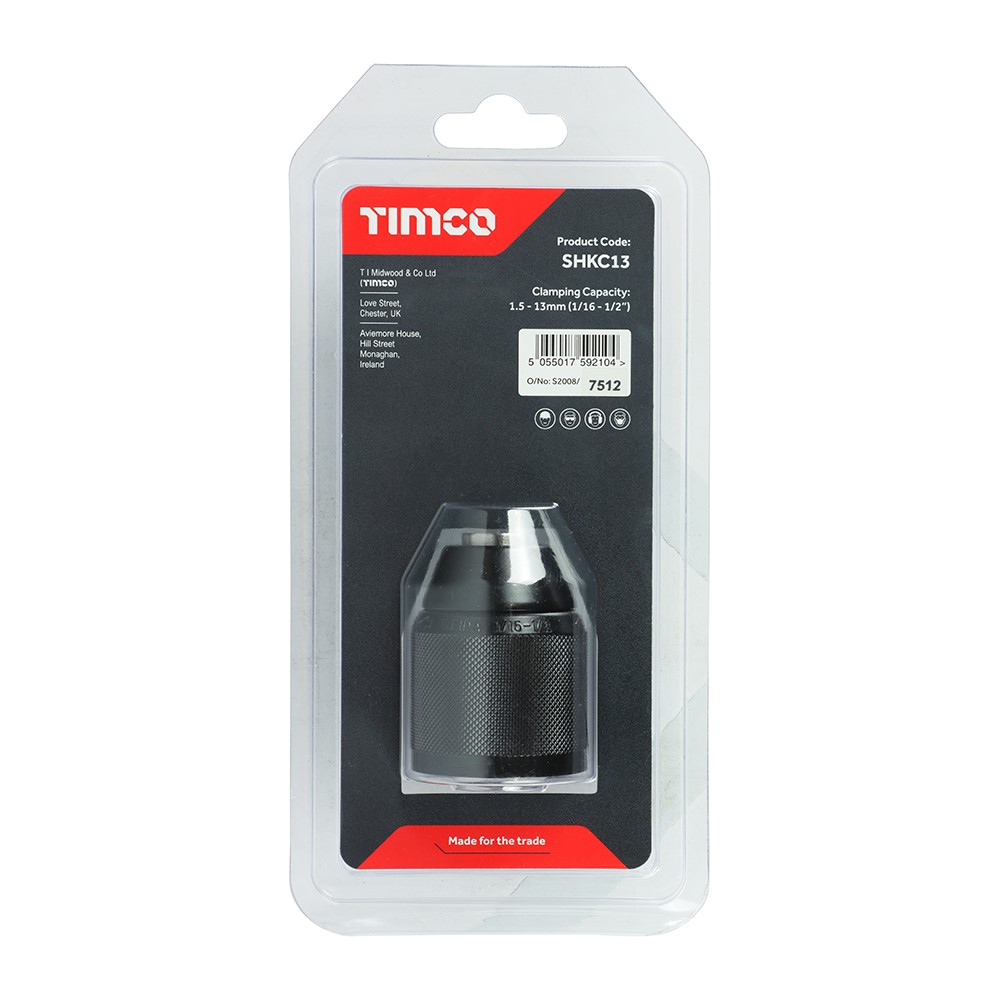 TIMCO Single Handed Keyless Chuck 1/2