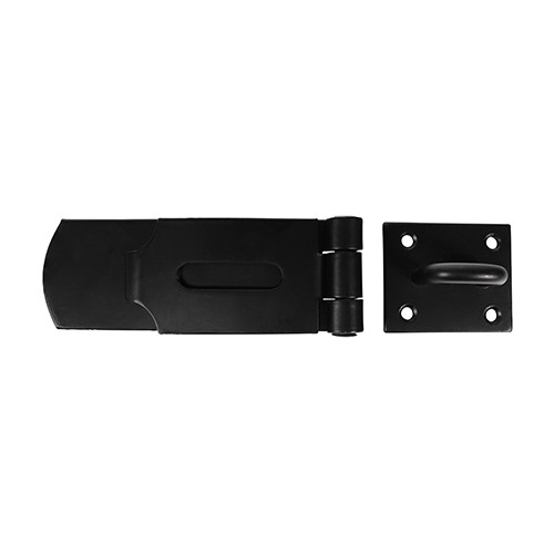 TIMCO Swivel Pattern Hasp & Staple - Heavy Duty - Black 8