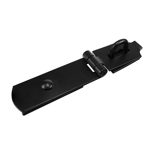 TIMCO Swivel Pattern Hasp & Staple - Heavy Duty - Black 8