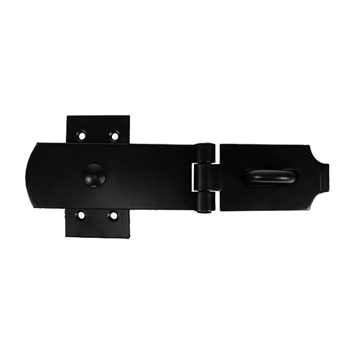 TIMCO Swivel Pattern Hasp & Staple - Heavy Duty - Black 8