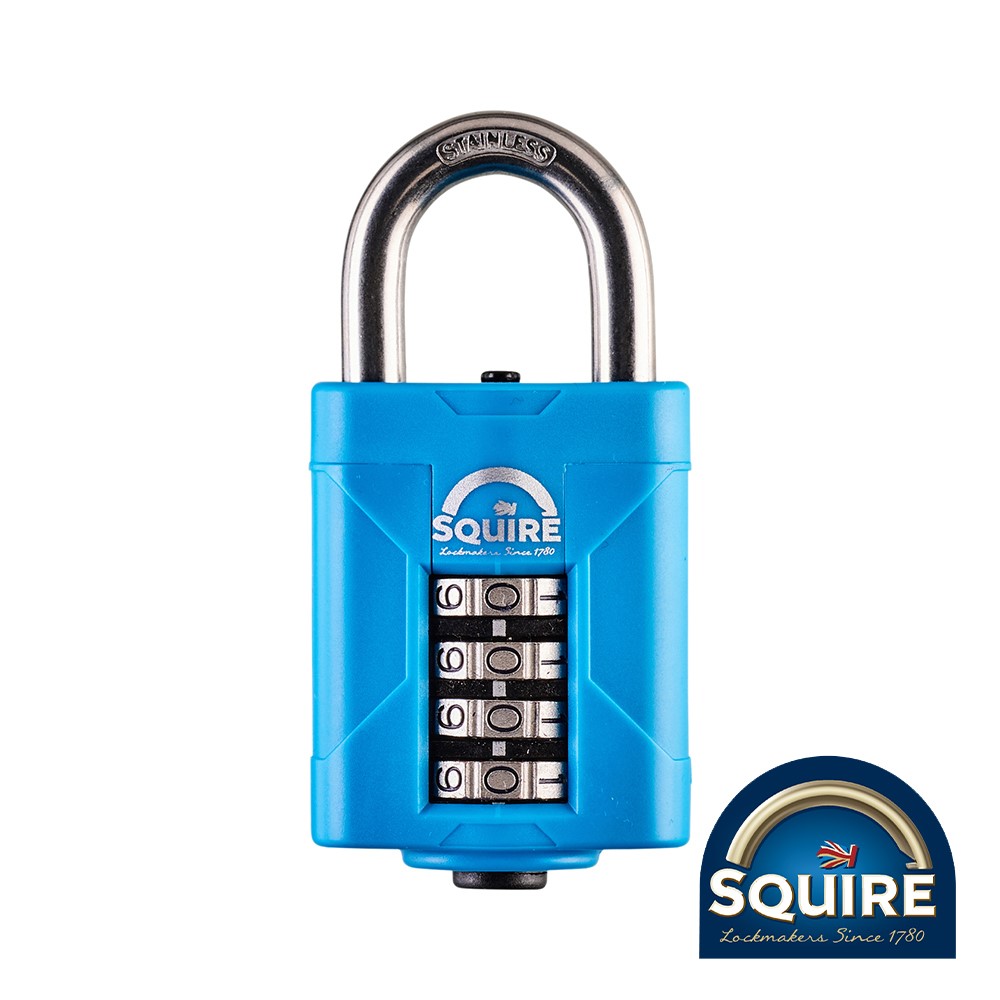TIMCO Combination Padlock - Stainless Steel Open Shackle - CP50S 50mm