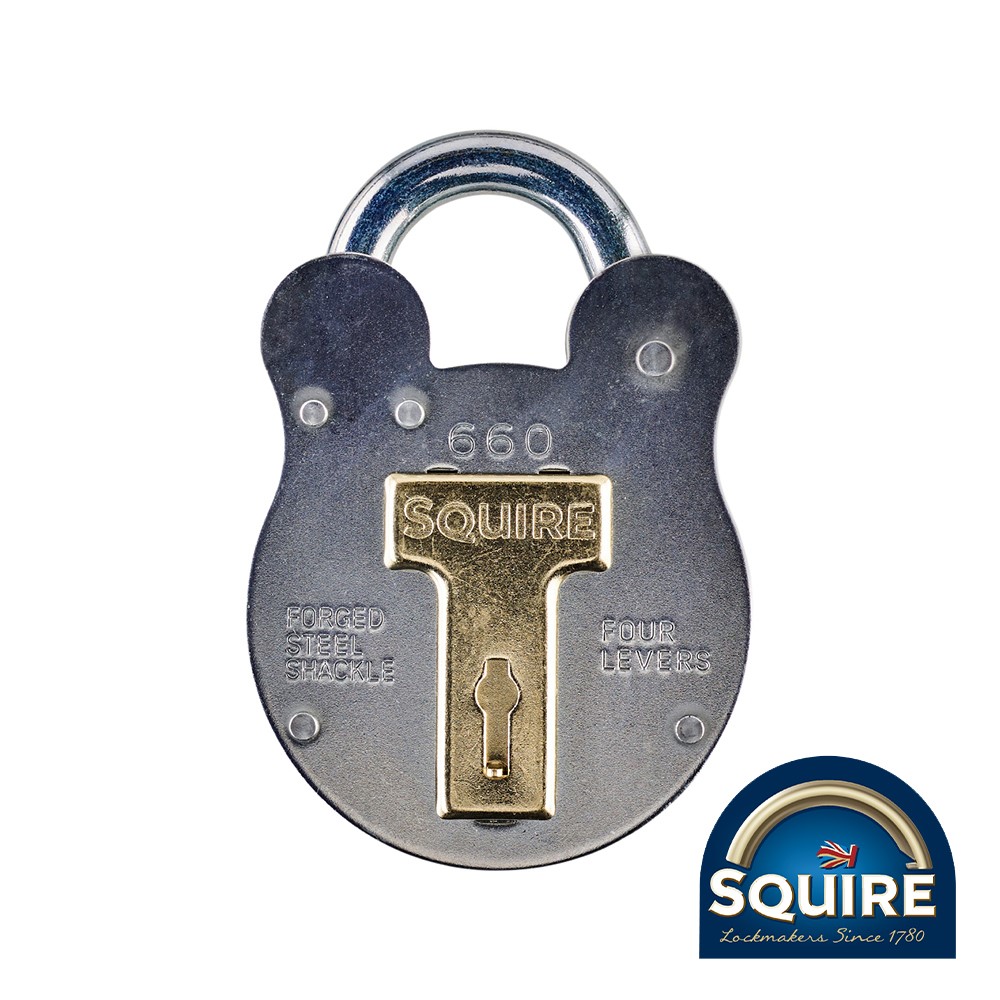 TIMCO Old English 4 Lever Padlock - 660 60mm