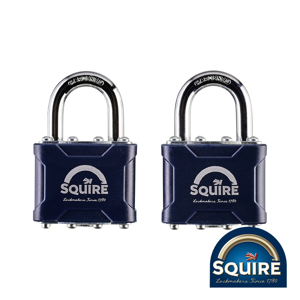 TIMCO Stronglock Laminated Padlock - Keyed Alike - 35T 40mm (2 Pack)