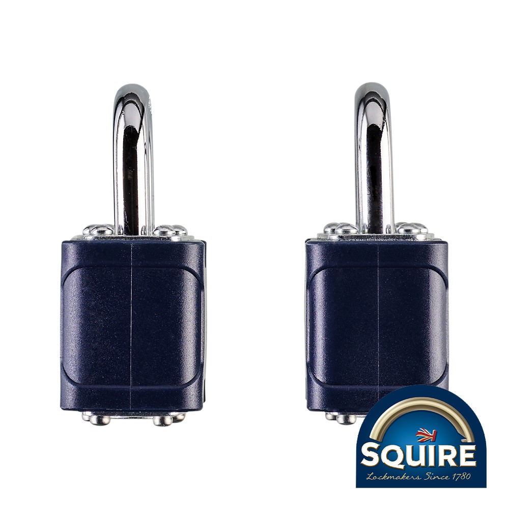 TIMCO Stronglock Laminated Padlock - Keyed Alike - 35T 40mm (2 Pack)