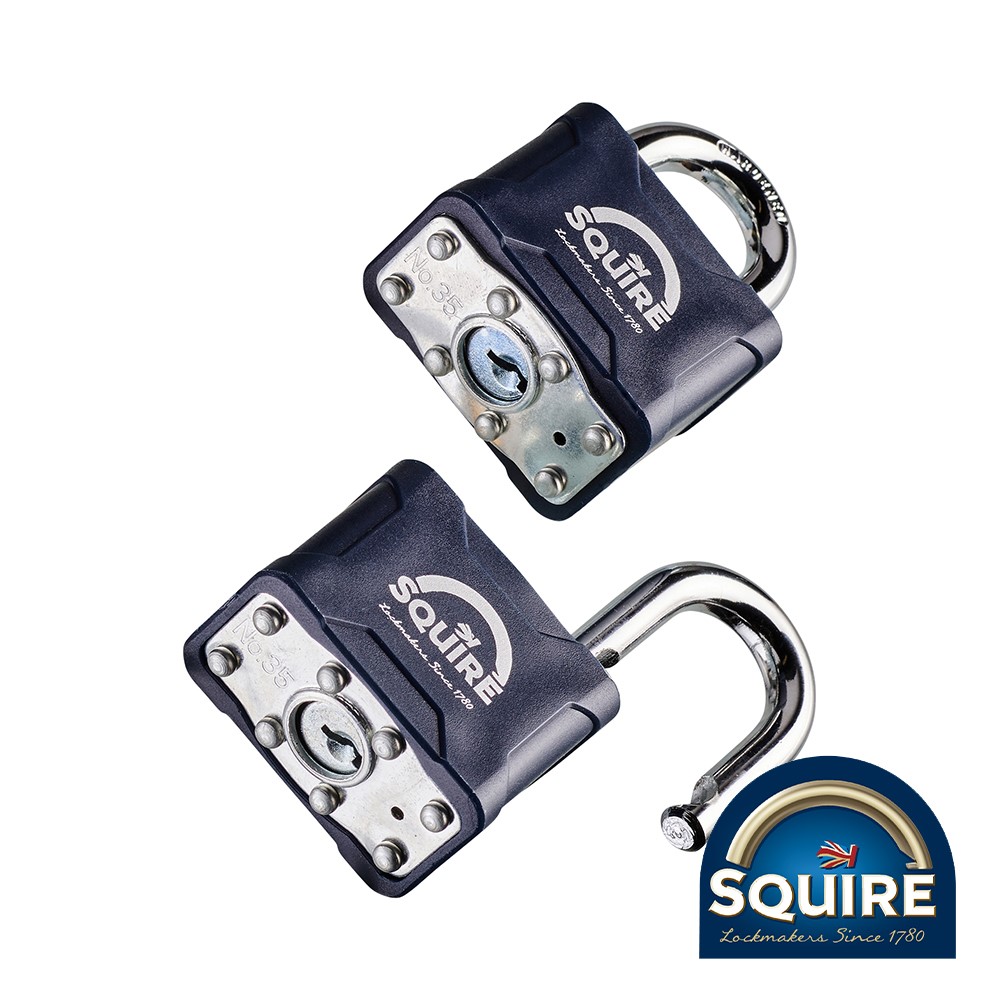 TIMCO Stronglock Laminated Padlock - Keyed Alike - 35T 40mm (2 Pack)