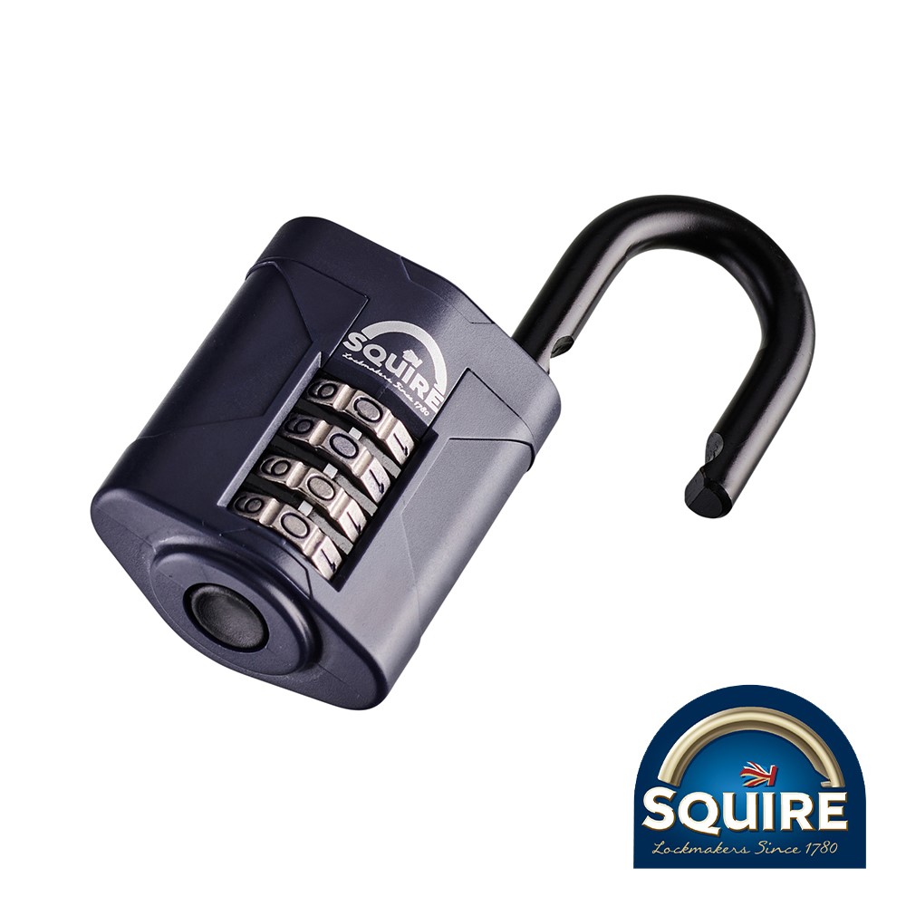 TIMCO Combination Padlock - Steel Open Shackle - CP50 50mm