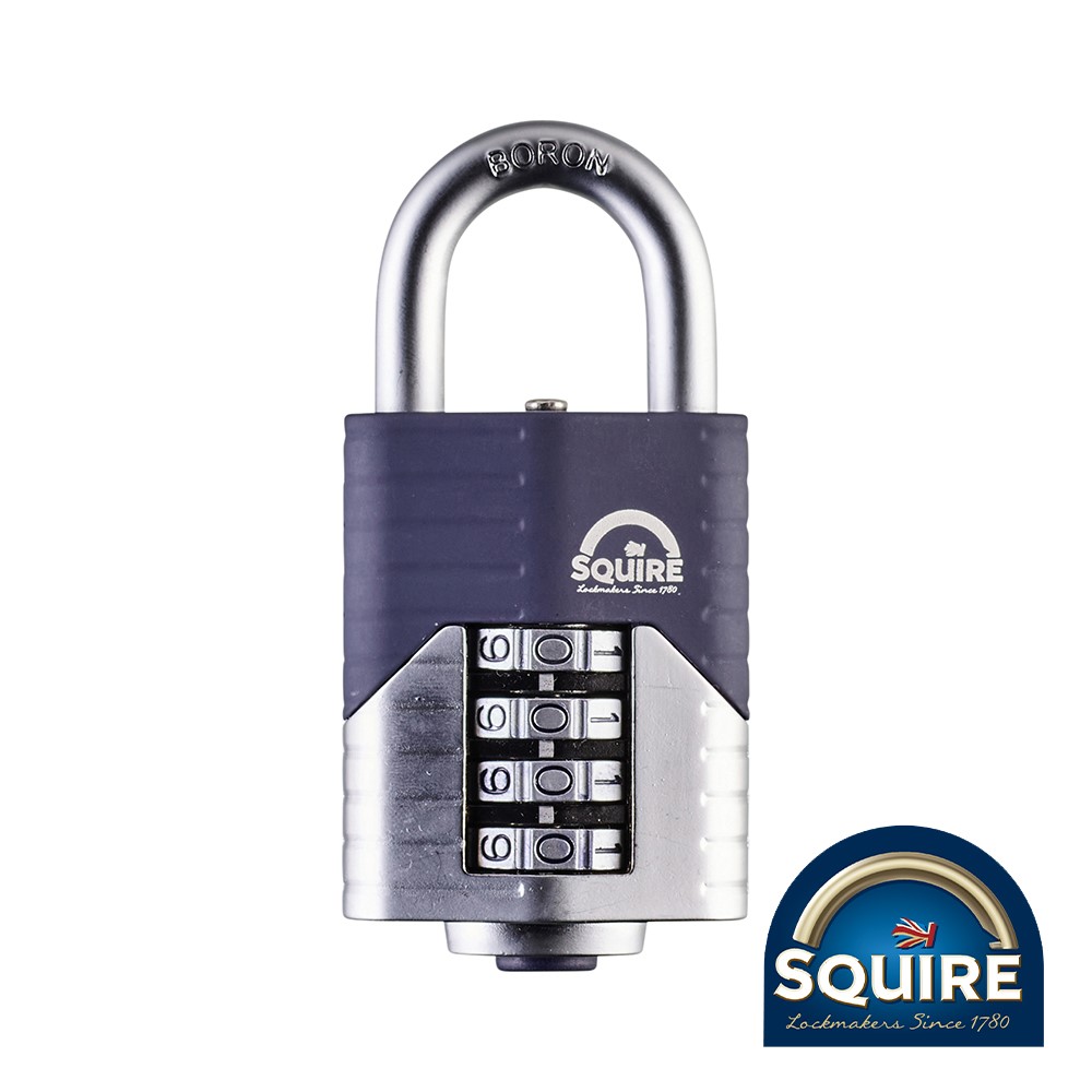 TIMCO Vulcan Combination Padlock - Boron Open Shackle - 50 50mm