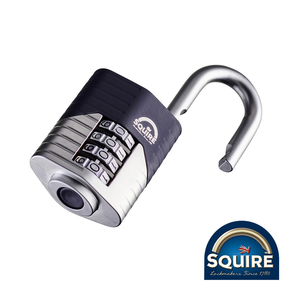 TIMCO Vulcan Combination Padlock - Boron Open Shackle - 50 50mm