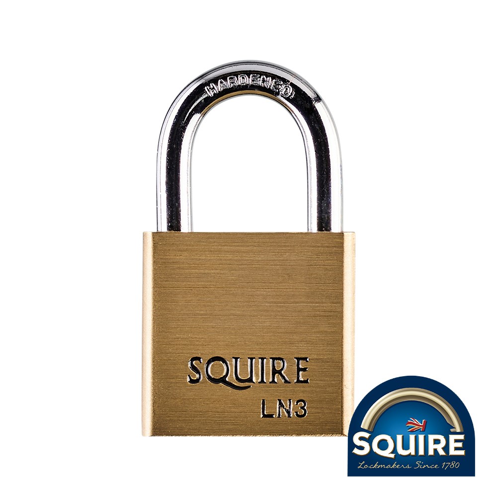 TIMCO Premium Brass Lion Padlock - Stainless Steel Shackle - LN3S 30mm
