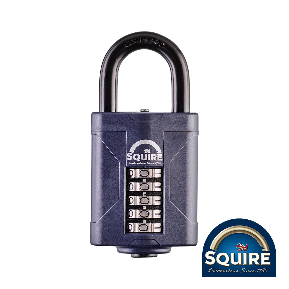 TIMCO Combination Padlock - Steel Open Shackle - CP60 60mm