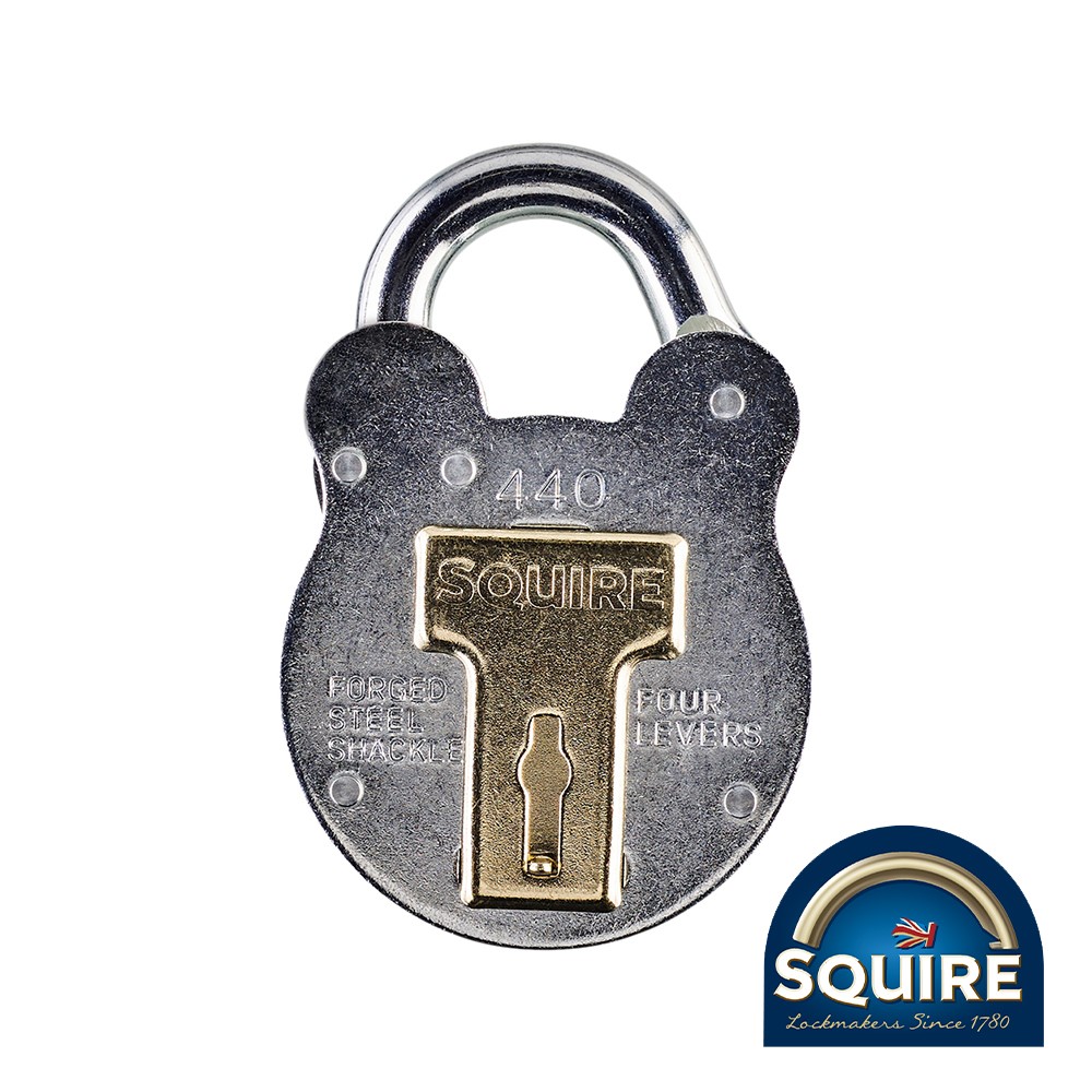 TIMCO Old English 4 Lever Padlock - 440 40mm