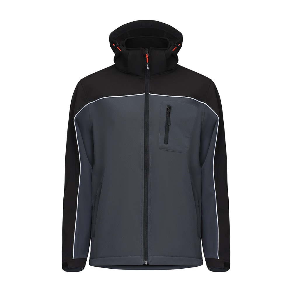 TIMCO Softshell Jacket - Grey/Black Medium