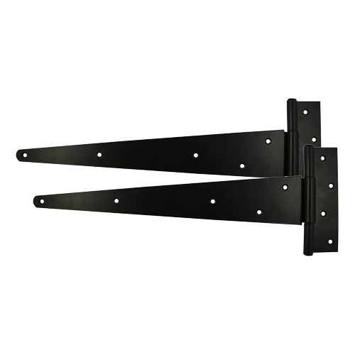 TIMCO Pair of Strong Tee Hinges - Black 14