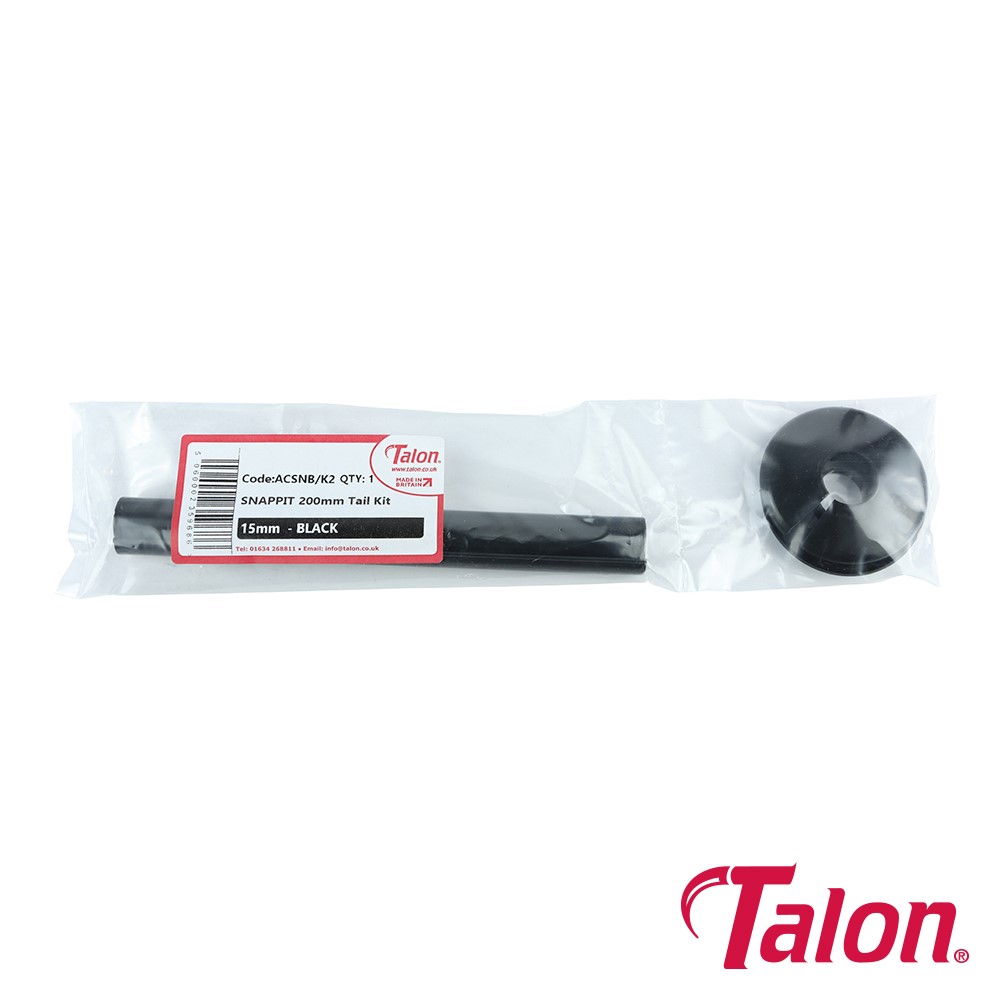TIMCO Snappit Tail Kit - Black - ACSNB 15 x 200mm (2 Bag)