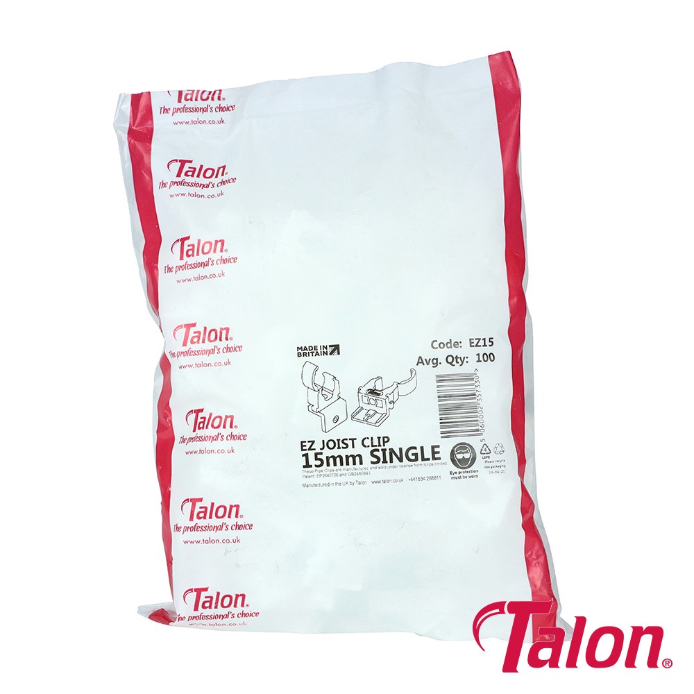 TIMCO EZ Joist Clip - White - EZ15 15mm (100 Bag)