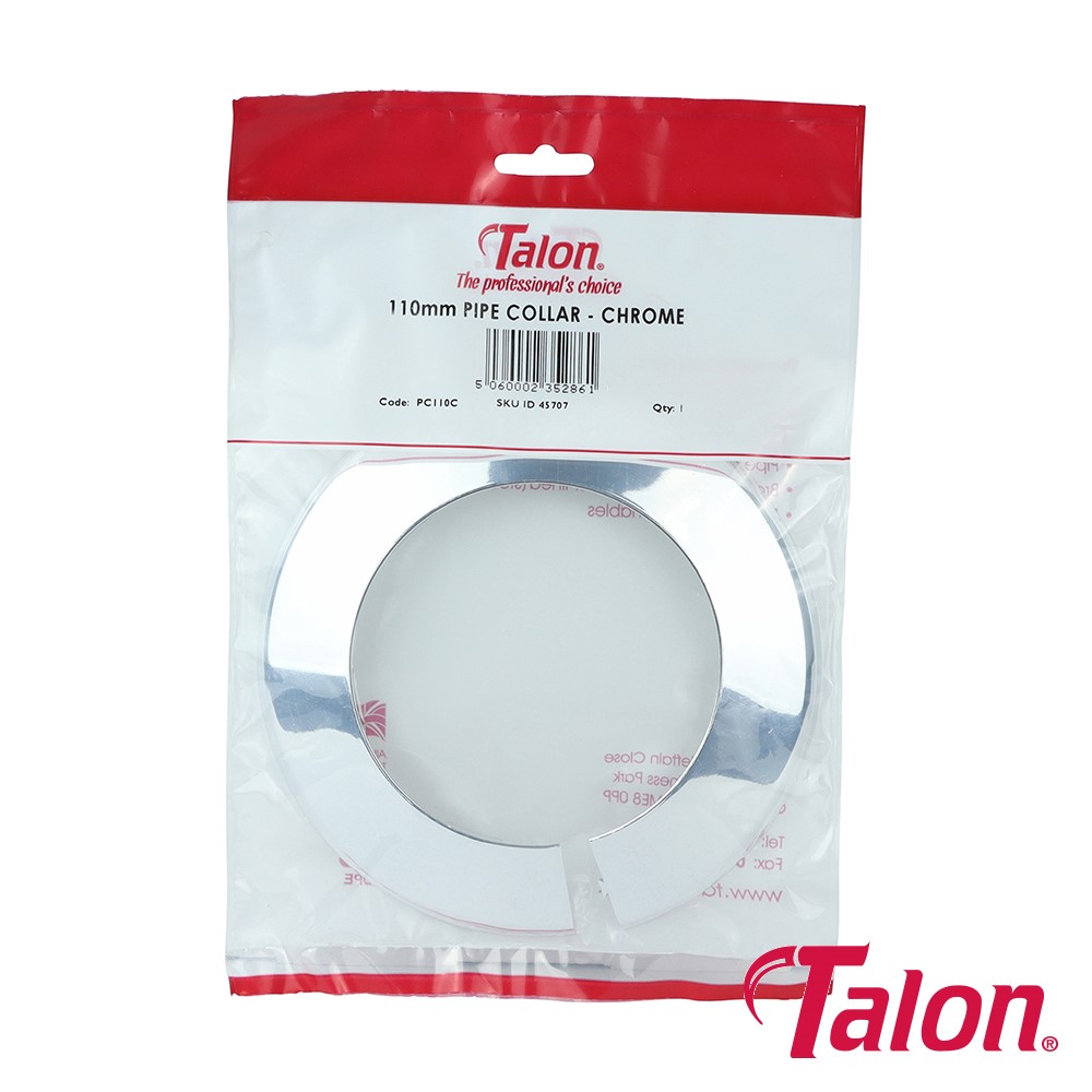 TIMCO Pipe Collar - Chrome - PC110C 110mm