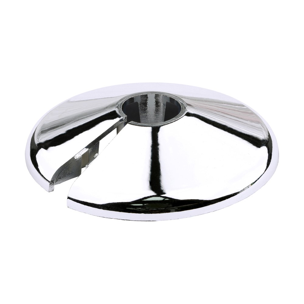 TIMCO Chrome Plastic Pipe Collar 10mm (10 Pack)