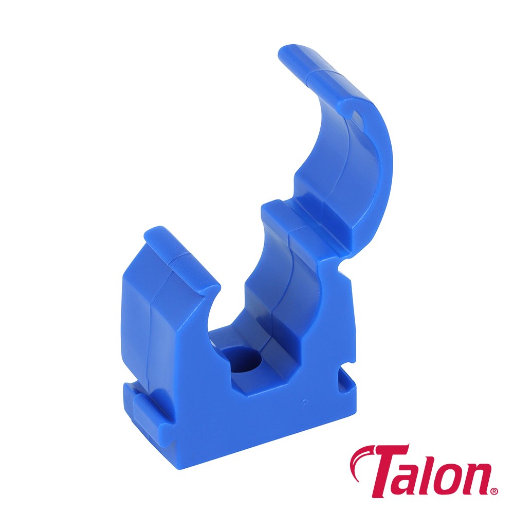 TIMCO Single Hinged ID Pipe Clip - Blue - TS15BLU 15mm (100 Bag)