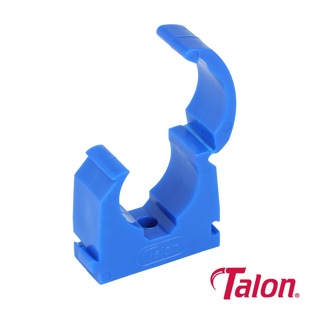 TIMCO Single Hinged ID Pipe Clip - Blue - TS22BLU20 22mm (20 Bag)