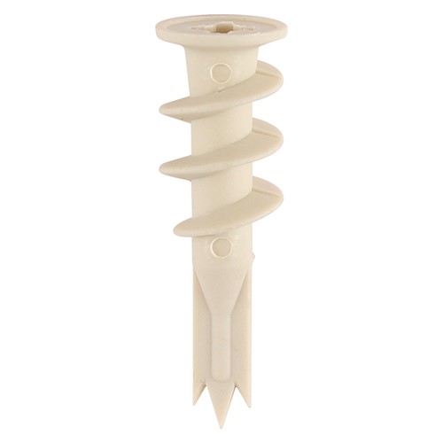 TIMCO Nylon Speed Plugs - White 42mm (100 Pack)