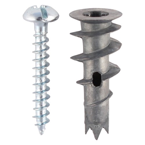 TIMCO Metal Speed Plugs & Screws - Zinc 31.5mm (5 Pack)