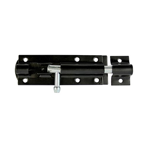 TIMCO Straight Tower Bolt - Black 8
