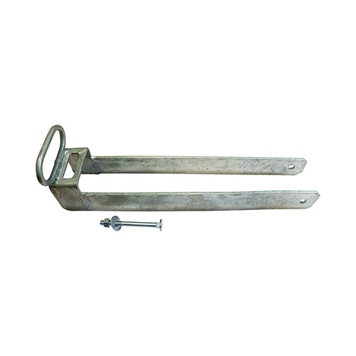 TIMCO Throw-Over Gate Loop With Lifting Handle - Hot Dipped Galvanised 350mm
