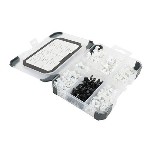 TIMCO Mixed Tray - Cable Clips 290 Pack