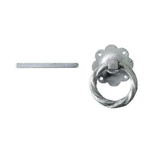 TIMCO Ring Gate Latch - Twisted - Hot Dipped Galvanised 6