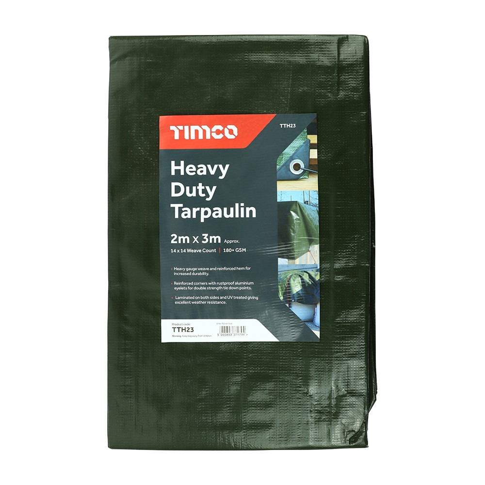 TIMCO Tarpaulin - Heavy Duty 2 x 3m