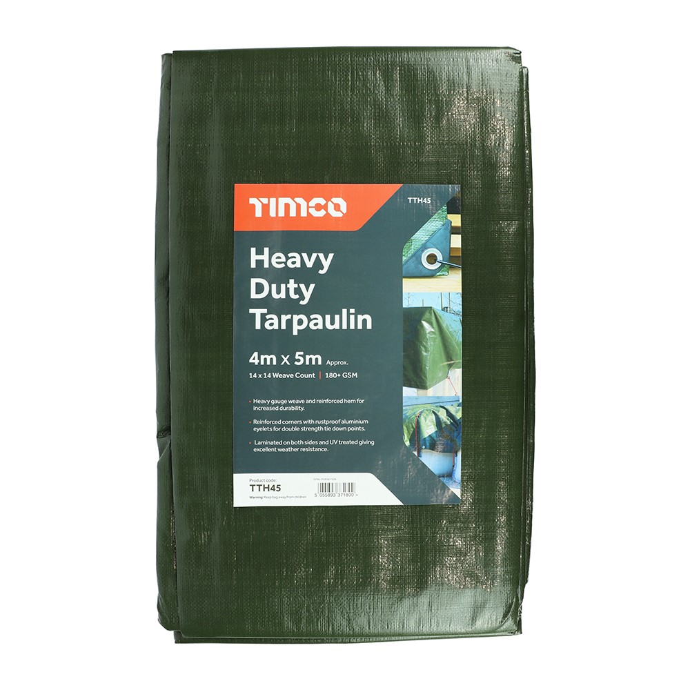 TIMCO Tarpaulin - Heavy Duty 4 x 5m