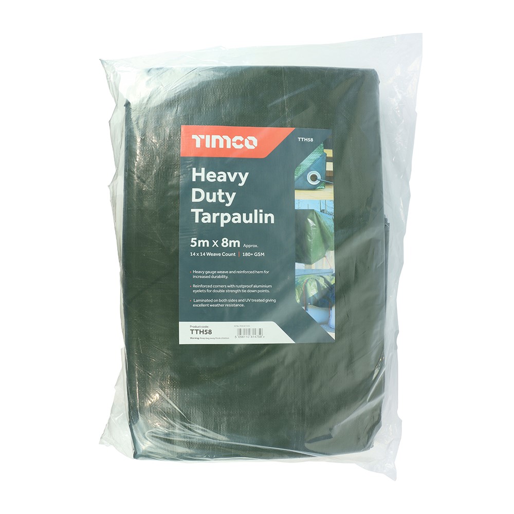 TIMCO Tarpaulin - Heavy Duty 5 x 8m