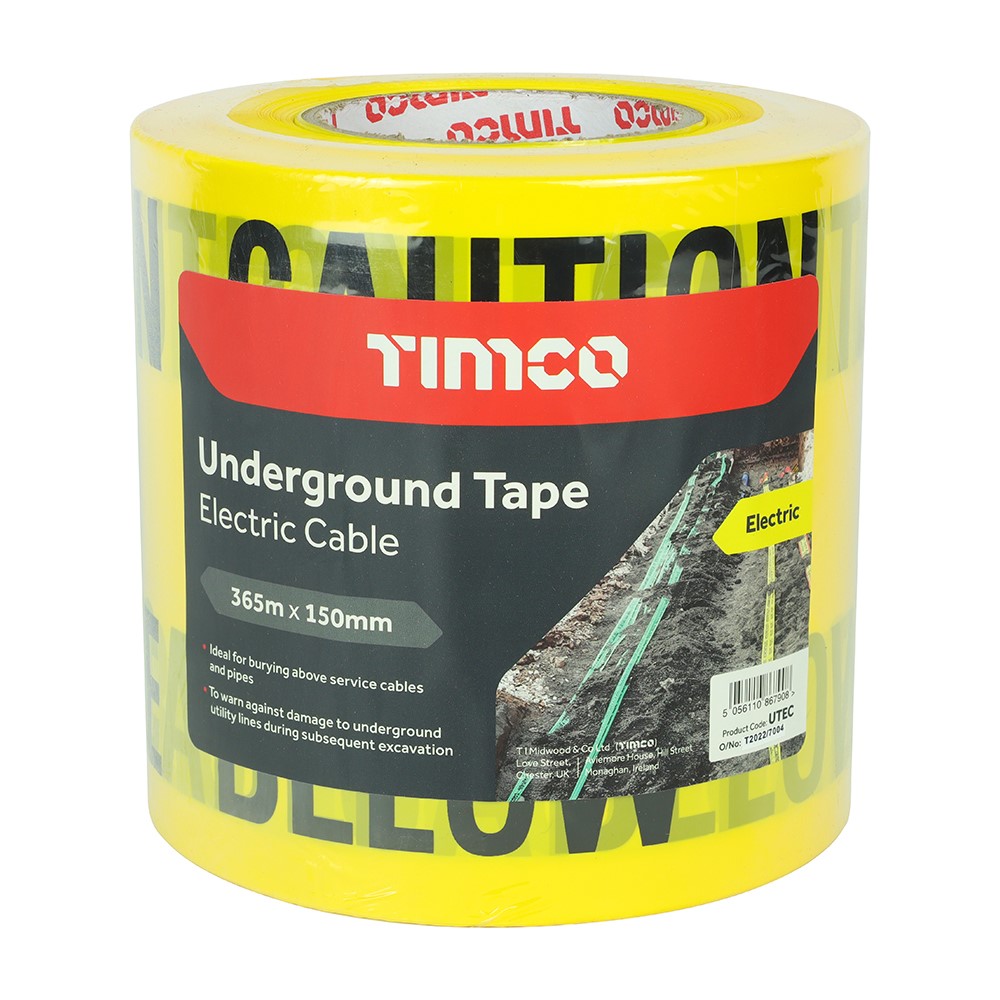 TIMCO Underground tape - Electric Cable 365m x 150mm