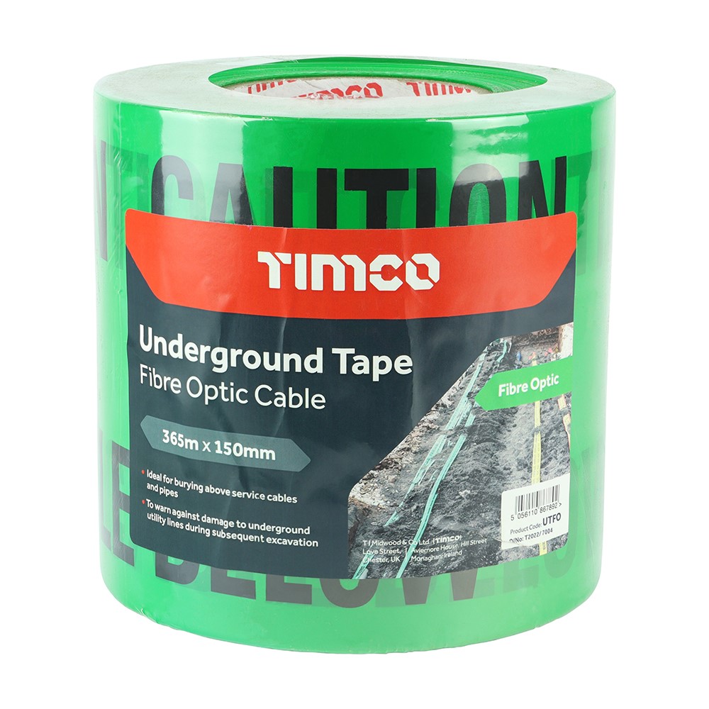 TIMCO Underground Tape - Fibre Optic Cable 365m x 150mm