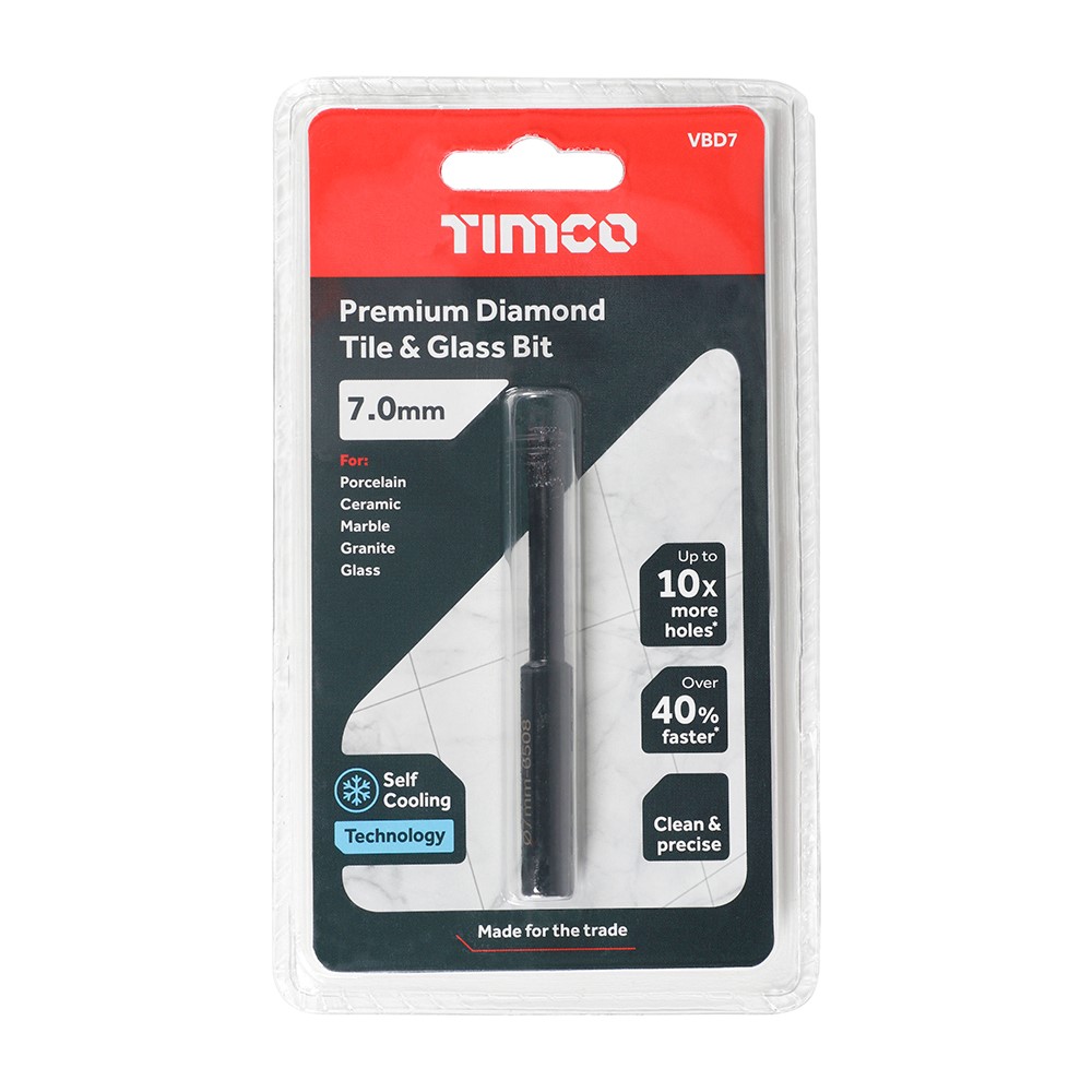 TIMCO Premium Diamond Tile & Glass Bit 7.0mm