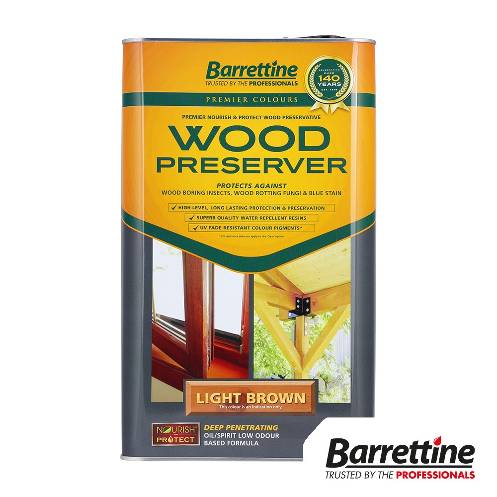 TIMCO Wood Preserver - Light Brown 5L (Pack of 2)