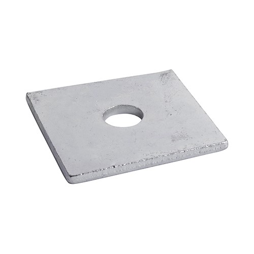 TIMCO Square Plate Washers - Hot Dipped Galvanised M12 x 50 x 50 x 3mm (100 Pack)