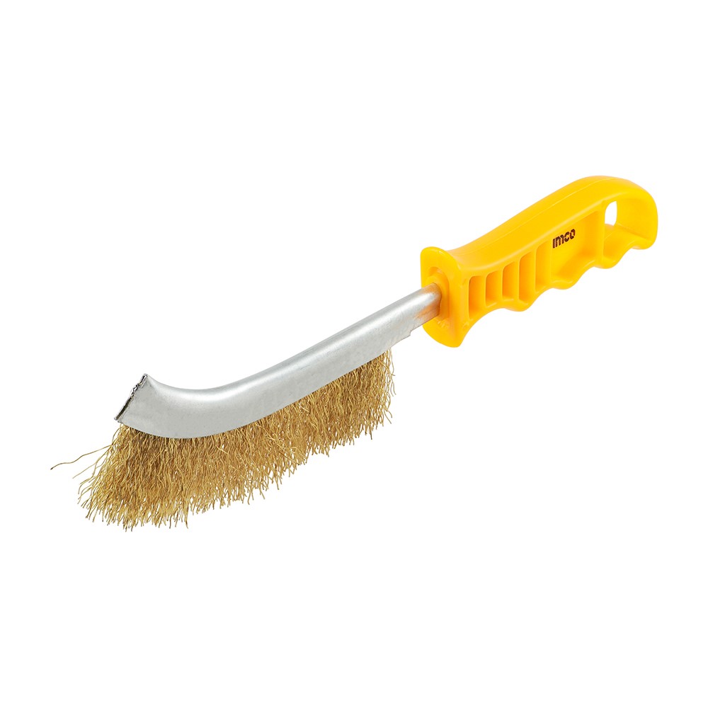 TIMCO Wire Hand Brush - Brass 255mm