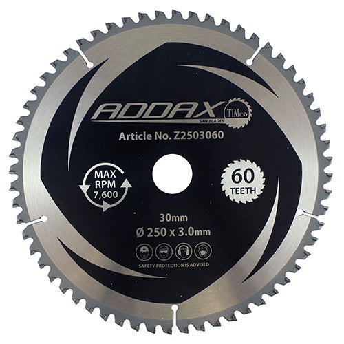 TIMCO 0° Mitre Saw Blade 250 x 30mm x 60T